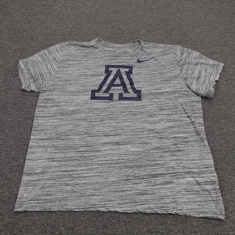 Arizona Wildcats‎ Shirt Womens 2XL Gray Heather NCAA College Nike Dri-FIT Tee